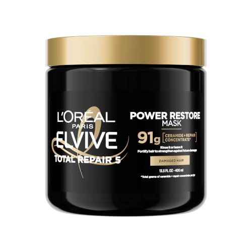 L'Oreal Paris Elvive Total Repair 5 Power Restore Hair Treatment 13.5 Fl Oz - image 1