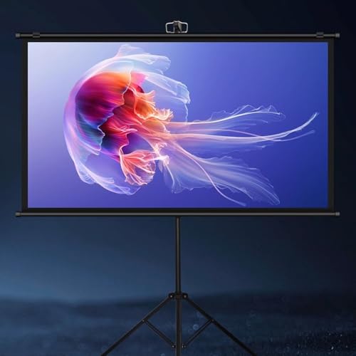 Pantalla de proyección con trípode portátil 60" 16:9 miniatura 6
