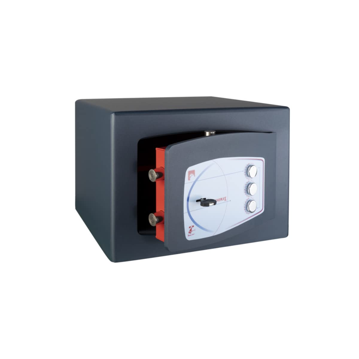 Technomax, Cassaforte a mobile, Gold Moby Diplo, modello GMD/4, Apertura con chiave a doppia mappa + combinatore a 3 volantini, Dimensioni mm. 280 (H) x 400 (L) x 350 (P)