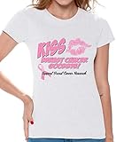 Awkward Styles Kiss Breast Cancer Goodbye T-Shirt Cancer Awareness Shirt