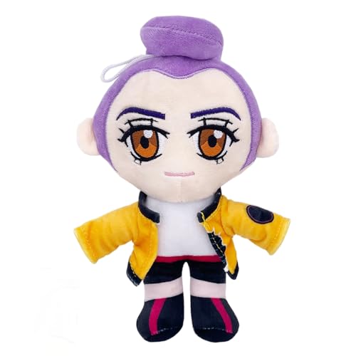 YEESON Demon Hunters Plush Cushion,for Demon Hunters Ideal Gift for Enthusiasts (Purple Rumi) (PurpleRumi)