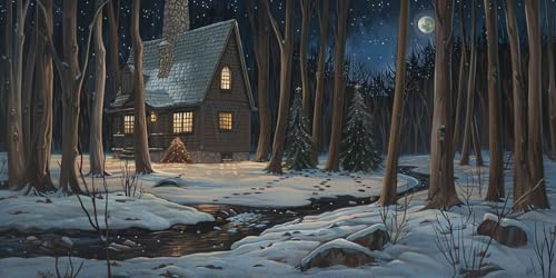 Peinture diamond chalet de neige 5D : l'activité anti-stress pour retrouver le calme