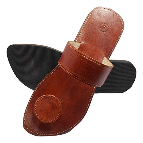 YR Men's Leather Sandal Amazon.in Fashion