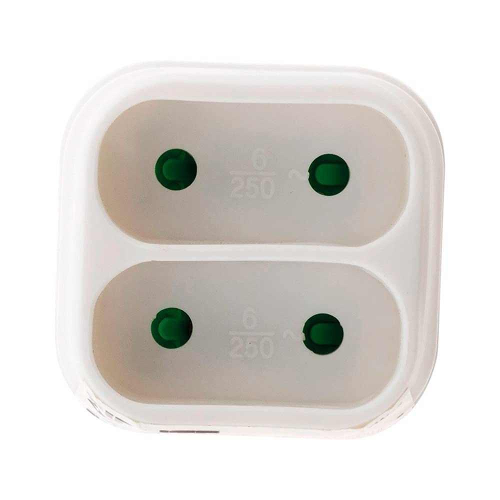 Zenitech Presa Elettrica Da Incasso 2P+T 20A 230V, 4600W, Colore Bianco, Facile Da Installare, Garanzia 2 Anni