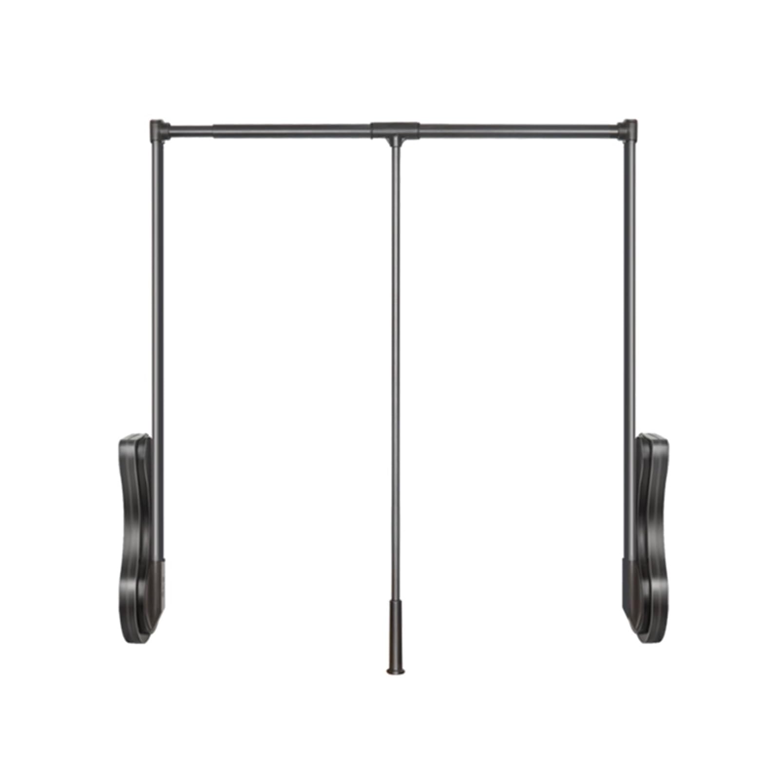 GTHTUHFD Pull Down Closet Rod, Wardrobe Organizer With Soft Return, Adjustable Telescopic Lift For Hanging Clothes 900-1100mm