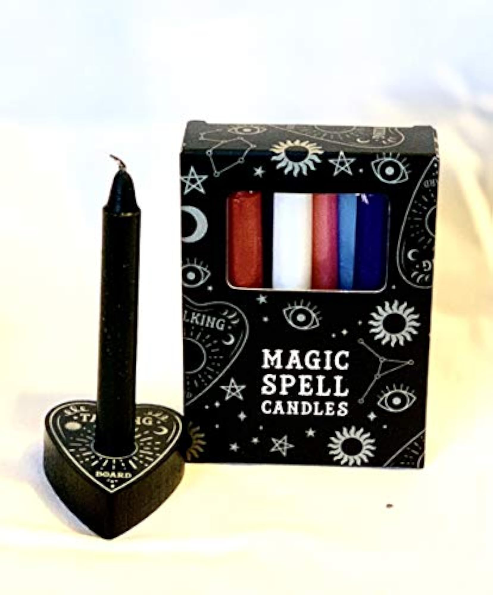 Magic Spell Candles Bundle Gift Set with 12 Mixed Colour Candles