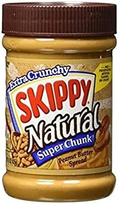 Skippy Super Chunk Natural Peanut Butter Spread, 15 oz. (2-Pack)