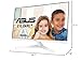 ASUS VY279HE-W 27” 1080P Monitor - White, Full HD, 75Hz, IPS, Adaptive-Sync/FreeSync, Eye Care Plus, Color Augmentation, Rest Reminder, HDMI, VGA, Frameless, VESA Wall Mountable