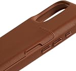 Bellroy Phone Case – 3 Card for iPhone 16 (Leather iPhone case, Phone Wallet) - Sienna