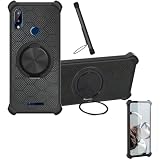 Custodia per Krip K56 Case Phone Cover Custodia [ con 9H HD Vetro Temperato][Supporto ad Anello a 360°, Magnetico] CX-25-HEI