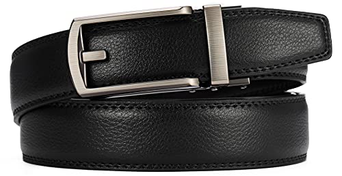 Image of CHAOREN Mens Dress Belt - Ratchet Belt Leather 1 1 /4 inch Comfort Click - Perfect Companion to Mens Dress Shoes