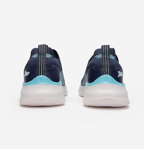 Image of XTEP Sports Running Pull On Sneakers for Women Breathable Knitted Athletic Soft Sole Walking Shoes