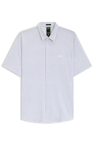 Image of BOSS Men's B_excurse_s Shirt, 003black., 4XL