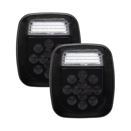 Feu arrière LED pour Wrangler TJ CJ 76-06 étanche avec clignotant inversé haute puissance