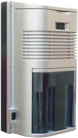 Side view of SPT SD-350 Mini Dehumidifier showing water tank
