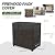 Porch Shield Waterproof Firewood Rack Cover 4ft Heavy Duty Wood Pile Cover for Outdoor ?Log Rack??s