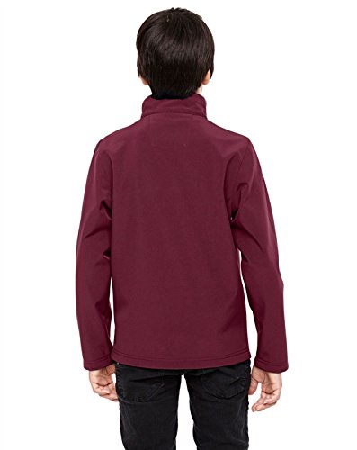 Team 365 TT80Y Youth Leader Soft Shell Jacket Sport Maroon Medium4