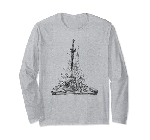 BANDAI NAMCO Entertainment DARK SOULS Long Sleeve T-Shirt - Men's Grey Large