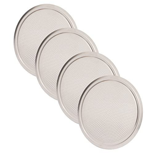 Grille de Haut-Parleur de Porte Aluminium Sport L550, Garniture Ronde Métal Intérieur Voiture 2020+