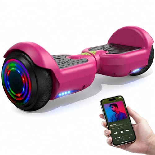 XERATH All Terrain hoverboard with Bluetooth Speaker and Led Lights,hoverboard for kids UL 2272 Standard,Self Balancing Scooters a great gift for boys and girls