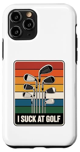 I Suck At Golf Loser Dad ȃW[N St X}zP[X iPhone 11 Pro p