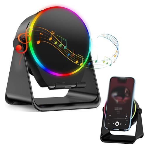 Supporto per altoparlante 4 in 1 girevole a 360° supporto per telefono cellulare con base antiscivolo fantastico regalo multifunzionale per induzione bluetooth wireless
