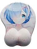 3D Annie Ergonomic Soft Silicone Cartoon Girl Mousepad Wrist Support Computer Mousepads