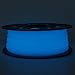 CCTREE Glow in The Dark ST-PLA PRO (PLA+) Filament, 1.75mm Tougher and Stronger Glow PLA Plus Filament, Dimensional Accuracy +/-0.03mm, Fits for Most FDM 3D Printers, Blue PLA, Glow Blue