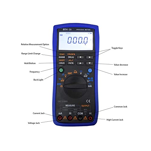 Process Calibrator For Calibrating The Low Transmitters, Temperature & Pressure Transmitters Model: Bth C9 (Multifunction Industrial Universal Process Thermocouple Source Calibrator) #TOP3