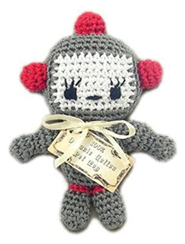 Mirage Pet Products 500-018 Knit Knacks Baby Bot Organic Cotton Dog Toy, Small #TOP9