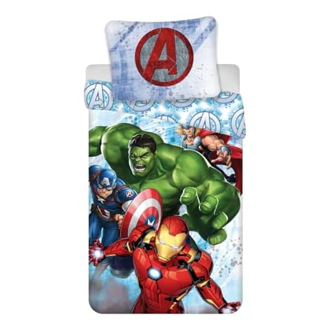 Marvel Avengers Duvet and Pillow Set Cover