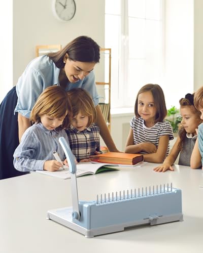 image for MAKEASY Binding Machine, 21-Hole, 450 Sheets, Comb Binding Machines wi