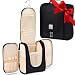 Premium Hanging Travel Toiletry Bag for Women and Men, Hygiene Bag, Bathroom and Shower Organizer Kit with Elastic Band Holders for Toiletries, Cosmetics, Makeup, Brushes