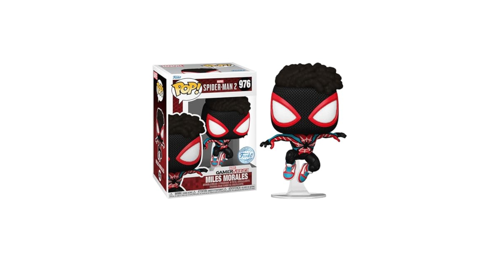FUNKO POP! 　スパイダーマン　マイルズ・モラレス　アートシリーズ限定 Pop! Artist Series Miles Morales Spider-Man with Pop! Protector
