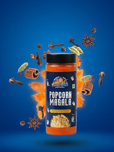 Image of Time Out Popcorns Sweet Chilli BBQ and Popcorn Masala Seasoning, Multi-Purpose Powder, Popcorn and Snacks Flavoring,Pack of 2, 100g Each