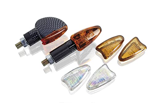 Clignotants LED homologués Puig 2549C à lentille fumée pour une visibilité accrue