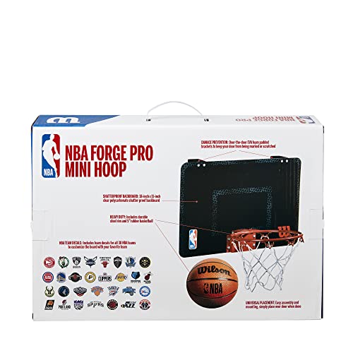 Wilson NBA FORGE TEAM MINI HOOP WTBA3001FRGNBA