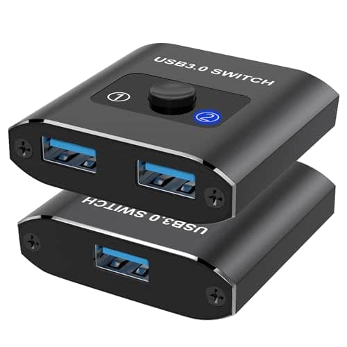 USB 3.0 Switch, Bi-Directional USB Switch 1 in 2 Out/