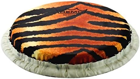 Remo 7.15" Skyndeep Bongo Head (Tucked Collar) with Tiger Stripe Graphic