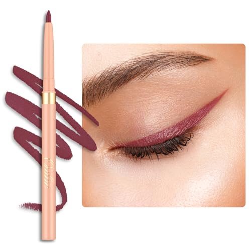 OULAC Lápices de Ojos Mate Dura 24 Horas+, Twist-up Rosa Eyeliner Resistente al Agua, Altamente Pigmentado Sin Manchas, y Suave, Vegan (05) Dried Rose