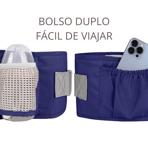 Canguru Ergonômico Bolsa Bebê 12 Posições Com Assento 3 Em 1