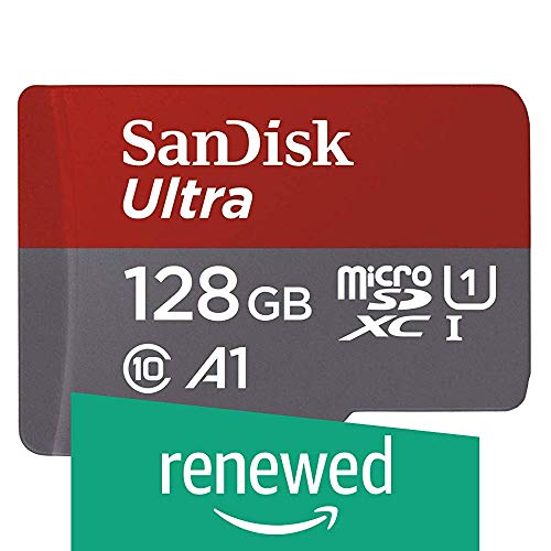 SanDisk Ultra 128GB microSDXC UHS-I card with Adapter -  100MB/s U1 A1