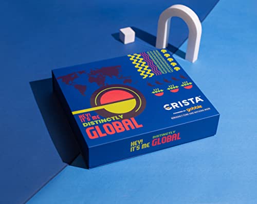 Image of CRISTA Distinctly Global Seasonings Gift Box | Festive Gifting | Harissa Spice Mix | Peri-Peri Spice Mix | Salt | Cajun Seasoning | Chilli Lime Seasoning | Diwali Gifts For Family | Pack of 5