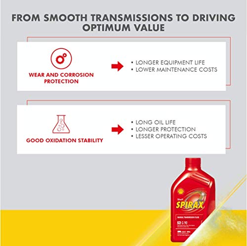 Image of Shell Spirax S2 G 90 API GL-4 Automotive Gear Oil (1 L).