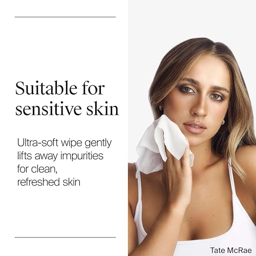 Neutrogena Makeup Remover Wipes for Face Daily, Fragrance-Free, Gently Removes Oil, Dirt, and Waterproof Makeup in a Simple Fully Plant-Based Cloth, 25 ct