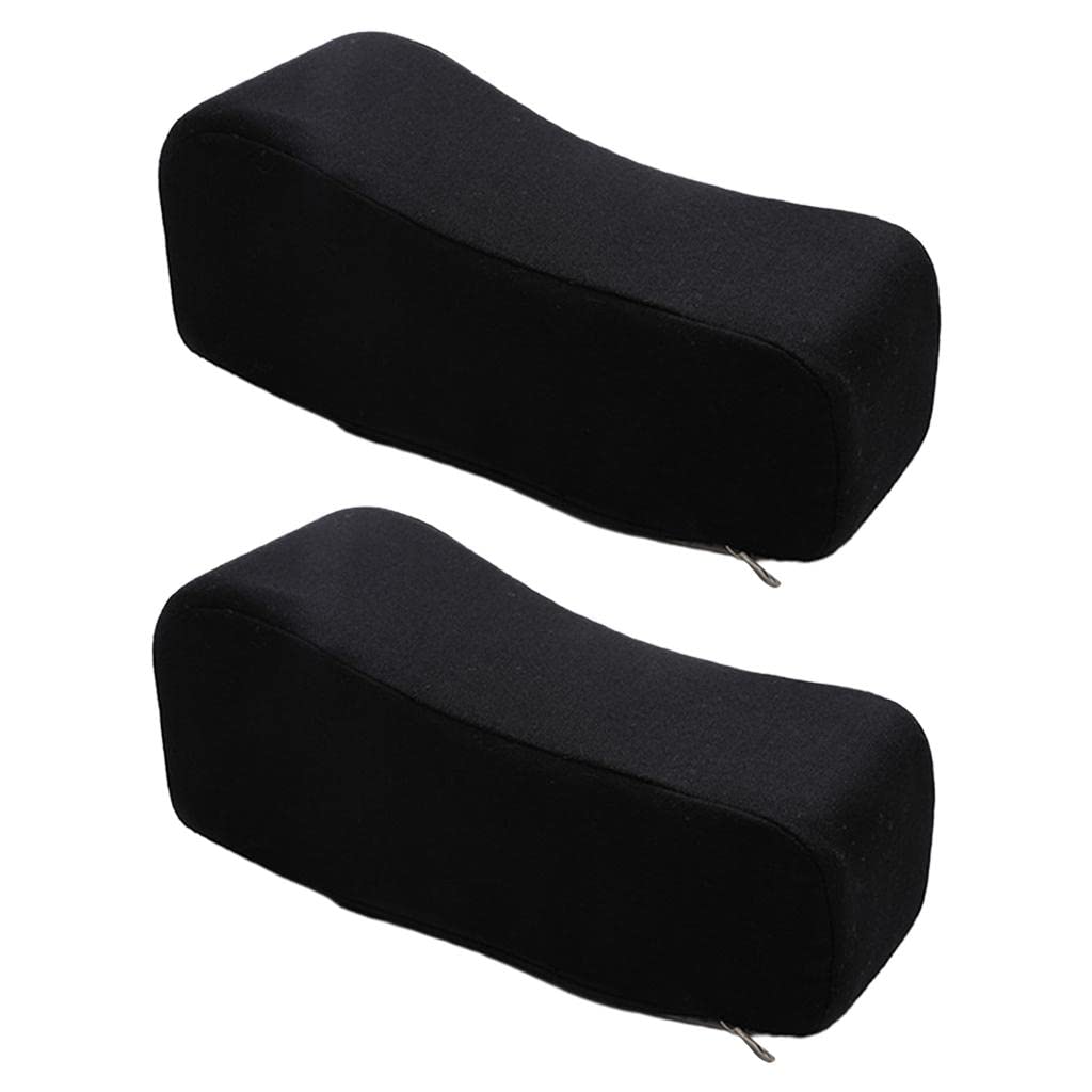 Coussins D'accoudoirs en Mousse à Mémoire de Forme, pour Soulager La Pression sur Les Coudes et Les Avant-Bras, Lot de 2