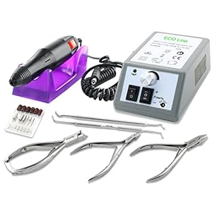 Elektrische manicure-pedicureset voetverzorgingsset voor eeltverwijdering met nageltangenset voor hand- en voetverzorging