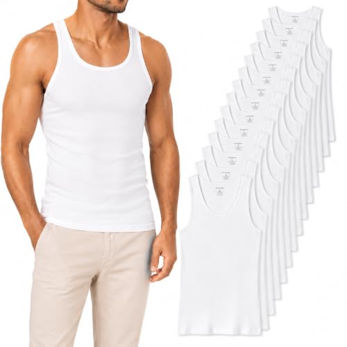 トップス STABRIDGE W FACED BREATHABLE UNDER SHIRT Amazon.com: Active 23 Iconic Men's 15-Pack Tanks Value White Tank