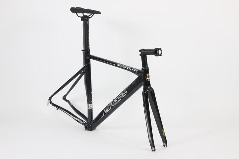 Motobecane Nemesis Triathlon Aero Frame Fork Set - Aluminum Carbon - Includes Bottom Bracket Seat Post and Stem