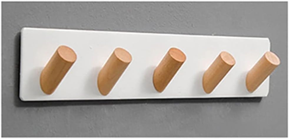 Key Hook Hanger Coat Wall Hanging Viscose Clothes Punching Row Rack Household